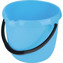 Ведро пластмассовое круглое 12 л, голубое ELFE 92956