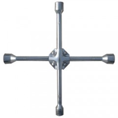 Ключ-крест баллонный, 17 х 19 х 21 х 22 мм, усиленный, толщина 16 мм MTX 142449