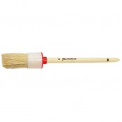 Кисть круглая, № 6, 30 мм, натуральная щетина, деревянная ручка MTX 820769