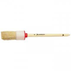Кисть круглая, №16, 55 мм, натуральная щетина, деревянная ручка MTX 820869