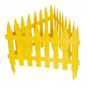 Паркан декоративний 'Рейка' 280x3000мм жовтий PALISAD 65000